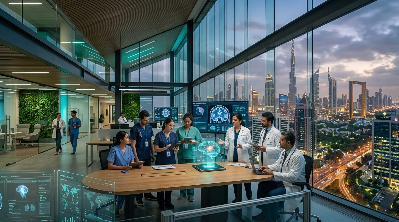 DigiPrimeTech regional healthcare consulting delivery desks serving Bengaluru, Pan-India metros, and the GCC